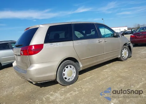 2004 Toyota Sienna Le z USA, uszkodzony, nr VIN 5TDZA23CX4S067049